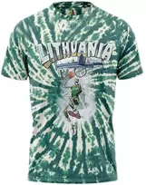 LKF Lithuania Basketball Oficialūs Tie-Dye Marškinėliai, Dydis: S