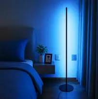 Verk Group Pastatomas 50 cm RGB šviestuvas juodas (VERK12424-50)
