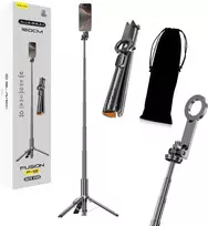 Blavec Selfie Stick Aliuminio Fusion P-12 Magsafe Auto pop tripod + remote control 1,60 metres (SSFP12-MTRAPB160) juodas