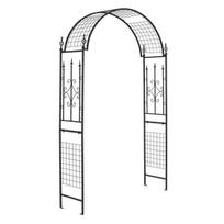 Costway Metalinė sodo arka, 143 x 40 x 234 cm