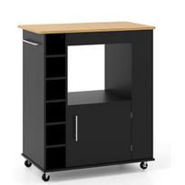 Costway Virtuvės vežimėlis/spintelė ant ratukų