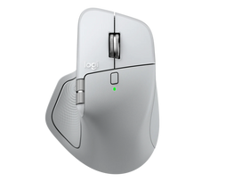 Logitech MX Master 4 for MAC Belaidė pelė RF Wireless + Bluetooth, 8000 DPI, White Silver