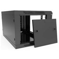 Komutacinė spinta pakabinama 19\" 12U ZH-6412B (600x550x501mm, juoda, IP20, 2 durų, nesurinkta)