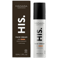 MÁDARA, Veido kremas vyrams, ekologiškas, 50 ml