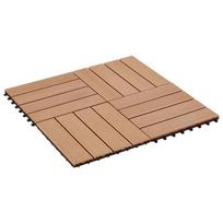 Terasinė Plytelė 22 pcs Tikmedis 30 x 30 cm MPK