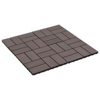 Terasinė Plytelė 22 pcs Tamsiai rudas 30 x 30 cm MPK