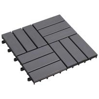 Terasinė Plytelė 20 pcs Pilka 30 x 30 cm