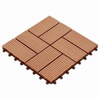 Terasinė Plytelė 11 pcs Tikmedis 30 x 30 cm MPK