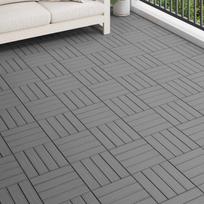 Terasinė Plytelė 3D dizainas 11 pcs Pilka 30 x 30 cm MPK