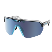Akiniai Scott Sport Shield black/neon blue/AMP beryl blue chrome S3