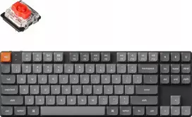 Keychron K1 Max 80% TKL Red Switch Black