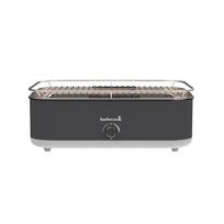 Barbecook E-Carlo elektrinis stalo grilis balkonui ir terasai 2500W 3 kaitinimo lygiai 38.5x28.5cm BC-ELE-1003 Midnight Grey