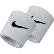 Nike Juosta Riešui Swoosh Wristbands White