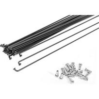 Stipinai cinkuoti 2,0x286mm+galvutė 144 vnt. pakuotė (juodi)