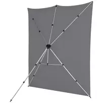 Fotografijos Fonas Rinkinys - Westcott X Drop Pro 2,4 m x 2,4 m Plaunamas Poliesteris Pilkas