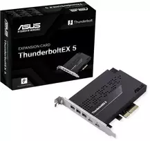 „Asus“ valdiklis, „ThunderboltEX 5“ išplėtimo plokštė, PCIe 4.0x4, 2x „Thunderbolt 5“, 3x „Mini-DP“