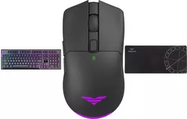 PREYON klaviatūra, PREYON SILENT CLAW Brown klaviatūra + PREYON Owl Wireless pelė + PREYON Falcon Speed XL kilimėlis