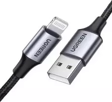 „Ugreen“ USB-A – „Lightning“ USB laidas, 1 m, juodas (60156)