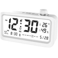 Riff LED clock with alarm / temperature / humidity / date function