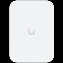 Ubiquiti UniFin U70IW Wall mounted WiFi 7 AP with 4 spatial streams and an integreated 2.5GbE PoE switch desined for hospitality enviorments