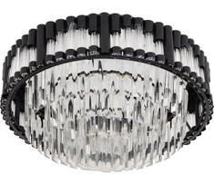 BRILAGI - reguliuojamas LED lubinis šviestuvas CROWN LED/41W/230V Ø 48 cm juodas + nuotolinis pultas