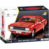 Konstruktorius, automobilis Cobi Opel Rekord C Coupe 24345, 2195 vnt., raudona sp.
