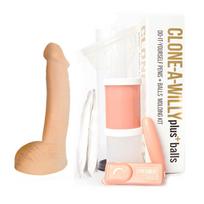 Klonas-a-willy-rinkinys, įskaitant rutulius nuogas