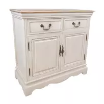 Šoninis staliukas SAMIRA 85x39xH82cm, balta