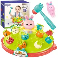 WOOPIE BABY Interaktyvus edukacinis žaidimas su morkų perforatoriumi ir pelytėmis