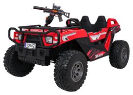 Vaikiškas elektromobilis PROSPECTOR 4x4 STRONG Raudonas