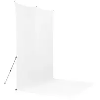 Fotografijos Fonas Rinkinys - Westcott X Drop Pro 8' x 13' Rauginimo Atsparus Baltas