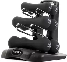„Zipro“ neopreno hanteliai, 6 vnt. – komplekte įvairių svorio variantų