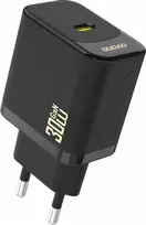 „Dudao“ įkroviklis „Dudao“ A27P 30 W PD GaN USB-C tinklinis įkroviklis – juodas