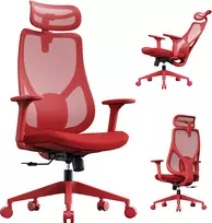 Ergonominė biuro kėdė „SENSE7 Moyo“, raudona