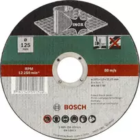 „Bosch“ pjovimo diskas, Ø 125 × 22,23 × 1,0 mm, tiesus