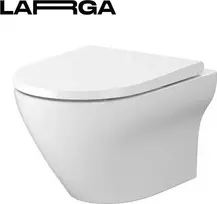 „Cersanit“ tualeto dubuo SET B331 Larga Oval CLEAN ON, „Slim Wrap“ duroplastinis sėdimasis dangtis, lėtai nusileidžiantis, lengvai nuimamas  BOX (S701-472)