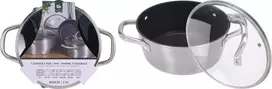 „Excellent Houseware“ puodas su dangčiu, 2,5 l, 20 cm