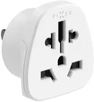 „Fixed World to US Adapter“ adapteris – Europos–JAV, Japonijos adapteris, 3750 W, baltas