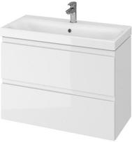 Vonios spintelė po praustuvu Cersanit Moduo Slim, balta sp., 37.5 cm x 79.5 cm x 57 cm