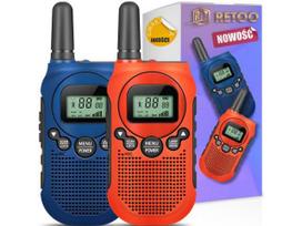 Racija Baofeng BF-T6 PMR (2 vnt.), iki 3 km, VOX, LED žibintuvėlis