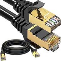 Tinklo kabelis LAN RJ45 Cat 6A UTP 15 m, 10Gbps, juodas