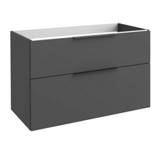 Spintelė po praustuvu Kame BIG, BU/10-3DR/D27-BIG, 100 cm, Grafitas