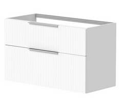Spintelė po praustuvu Kame BIG, BU/10-3DR/WSF10-BIG, 100 cm, Matinė balta