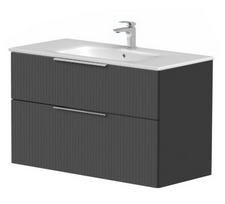 Spintelė po praustuvu Kame BIG, BU/10-3DR/GSF10-BIG, 100 cm, Grafitas
