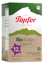TOPFER Bio, vaikams nuo 12 mėnesių, Ekologiškas pieno milteliai, 500 g