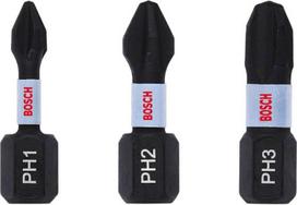 Bosch Antgaliai sukimo Bosch 25 mm PH1/2/3 3 vnt