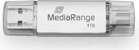 No Name MediaRange MR941-1 USB flash drive 1 TB USB Type-A / USB Type-C 3.2 Gen 1 (3.1 Gen 1) Silver