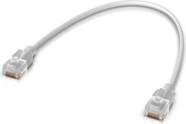 Ubiquiti UACC-Cable-Patch-EL-0.3M-W networking cable Translucent, White Cat6