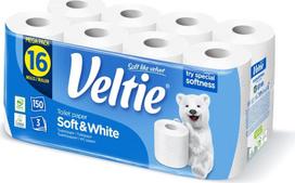 Veltie POPIER TUALET VELTIE WHITE 16RUL