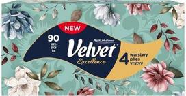 Velvet SERVETĖLĖS VEIDO VELVET EXCELLENCE 90VNT